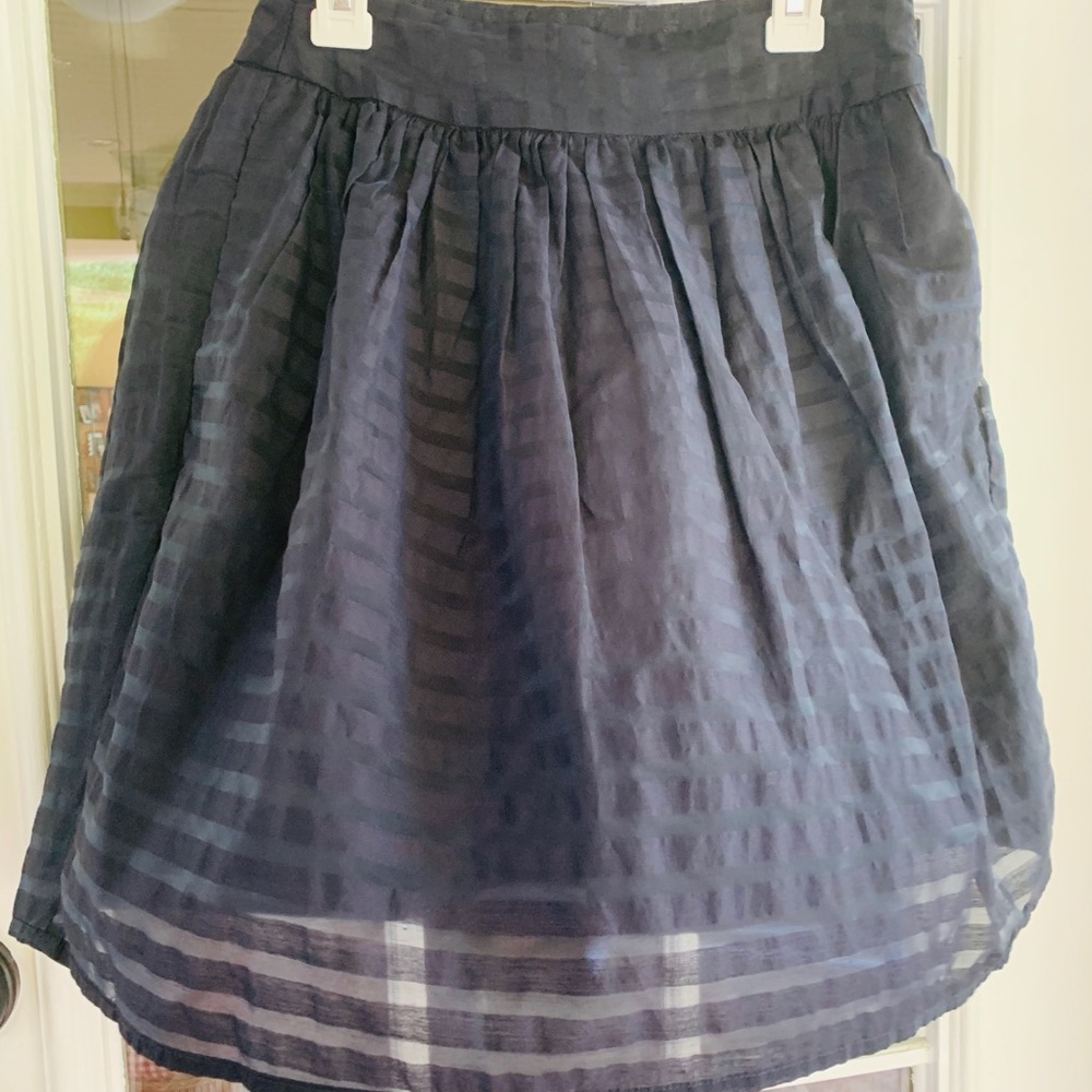 Banana Republic navy blue mini skirt